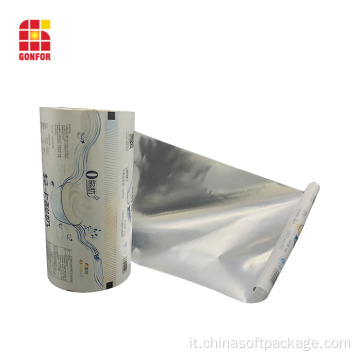 Foglio di alluminio Confezione di pellicola in rotolo per busta per alimenti